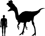 dilophosaurus size