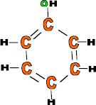 Phenolic resins: Bakelite chemical formulae.