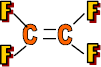 PTFE chemical formulae.