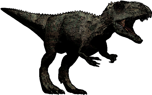 science-resources.co.uk - Free Dinosaur clipart: Giganotosaurus