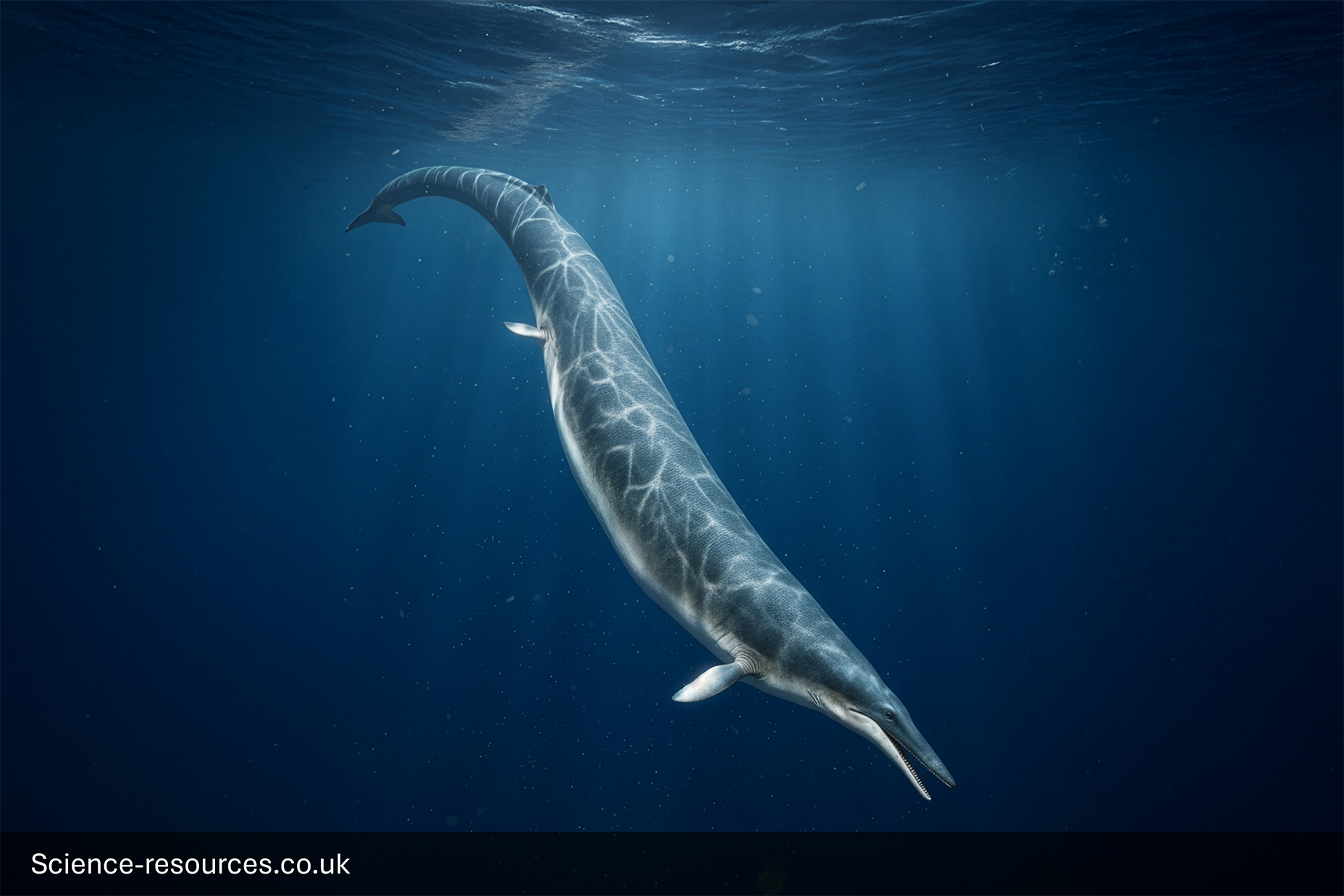 A realistic image of a Basilosaurus.