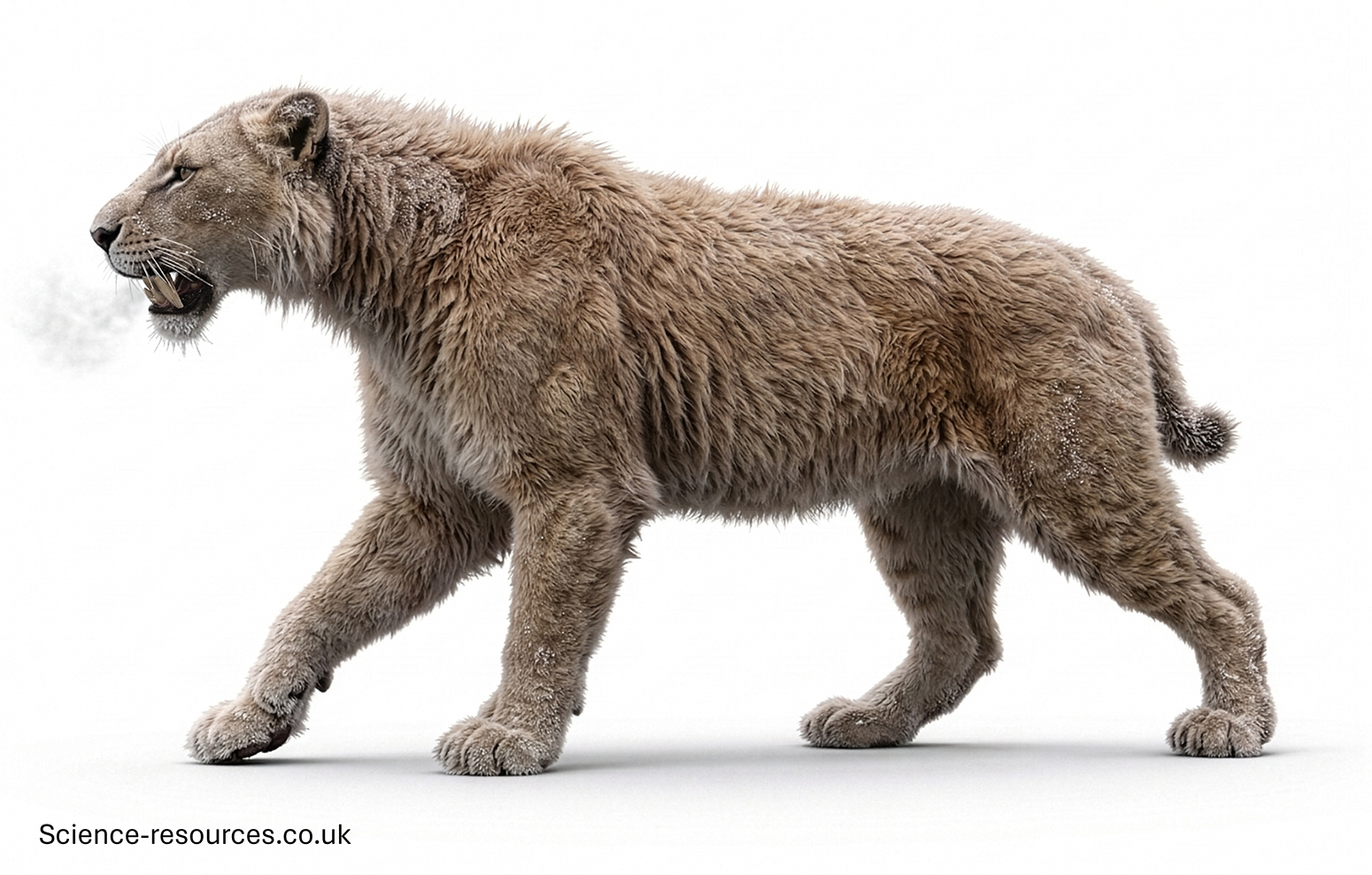 Siberian Homotherium 3D 3D model of an Siberian Homotherium